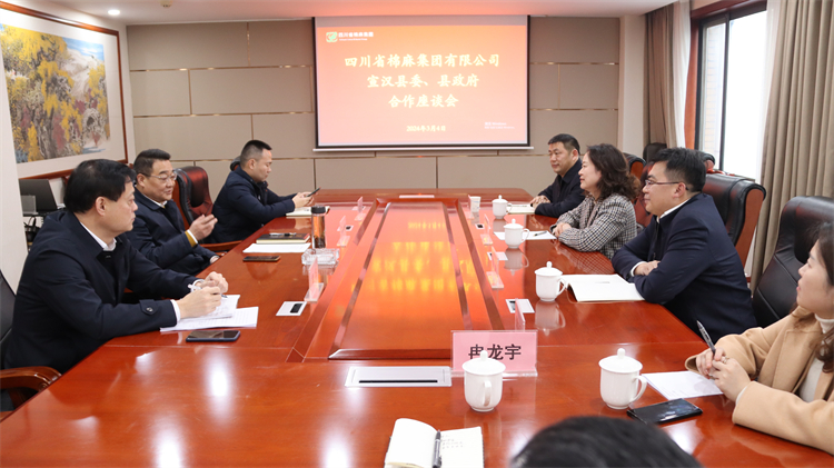 集團(tuán)公司召開與宣漢縣委、縣政府合作座談會