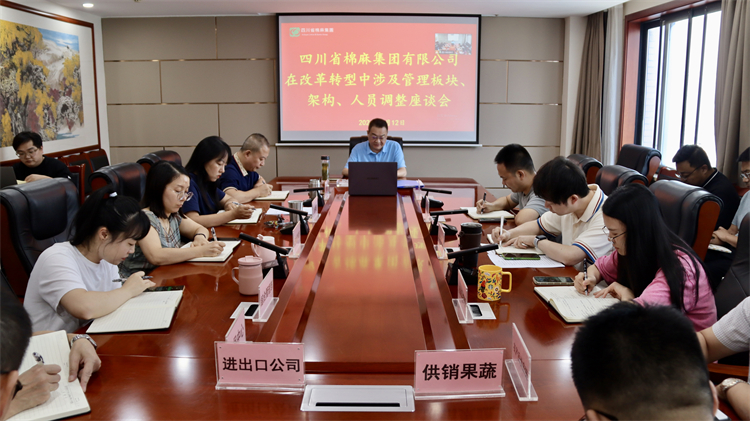 集團(tuán)公司召開(kāi)在改革轉(zhuǎn)型中涉及管理板塊、架構(gòu)、人員調(diào)整座談會(huì)