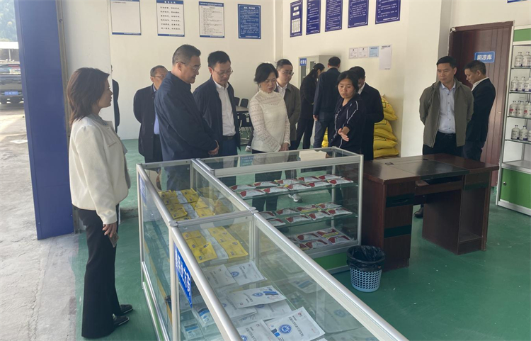 四川省供銷社黨組成員、理事會副主任、一級巡視員楊武秀帶隊到萬源調研集團舊院黑雞產業(yè)發(fā)展工作